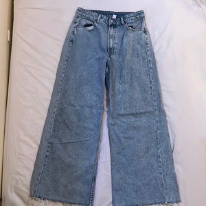 H&M wide leg jeans
